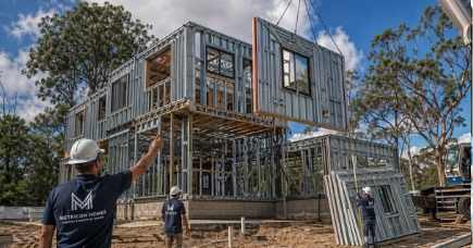 Modern Homes built with manufacturing precision